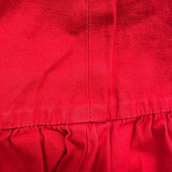 Reformation Red Bubble Hem Mini Dress SIZE 6 Cocktail Party Halter Designer $218 - Picture 11 of 11